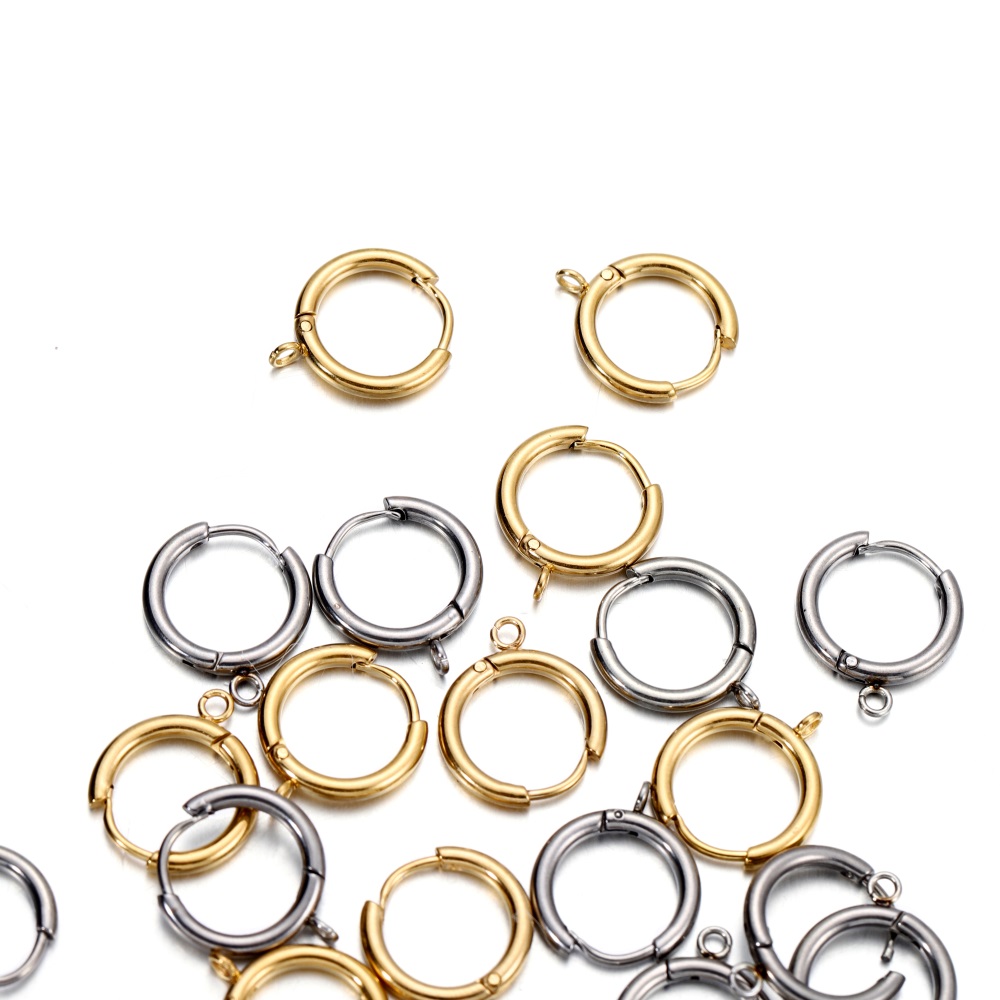 Diapering - 10pcs/lot Stainless Steel Gold Color Plated