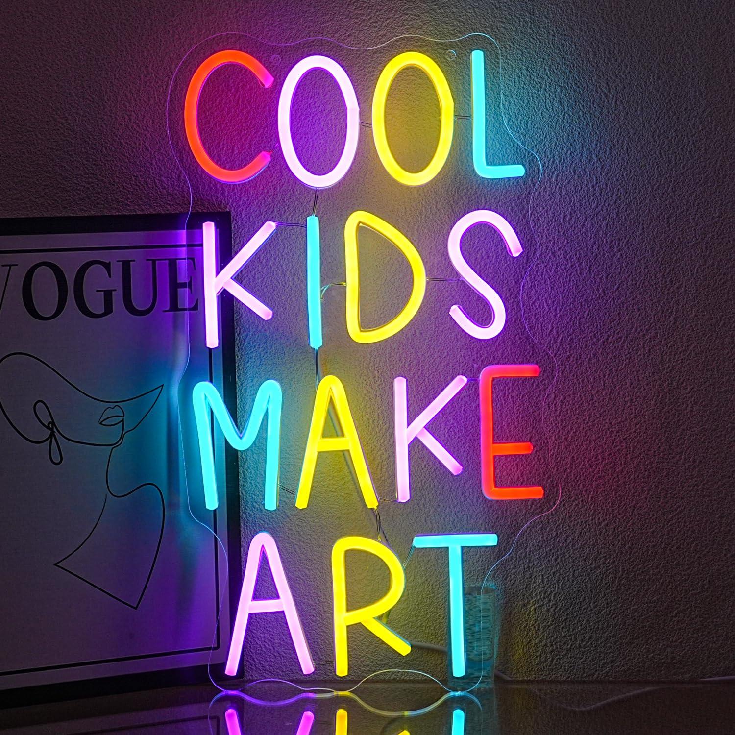 Nursery - Cool Kids Make Art Neon Sign