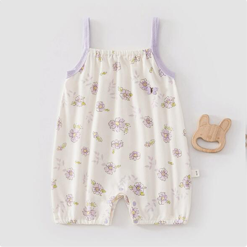 Baby Girl Romper Sleeveless Fl - Newborn Baby Girl Romper Floral recension och pris