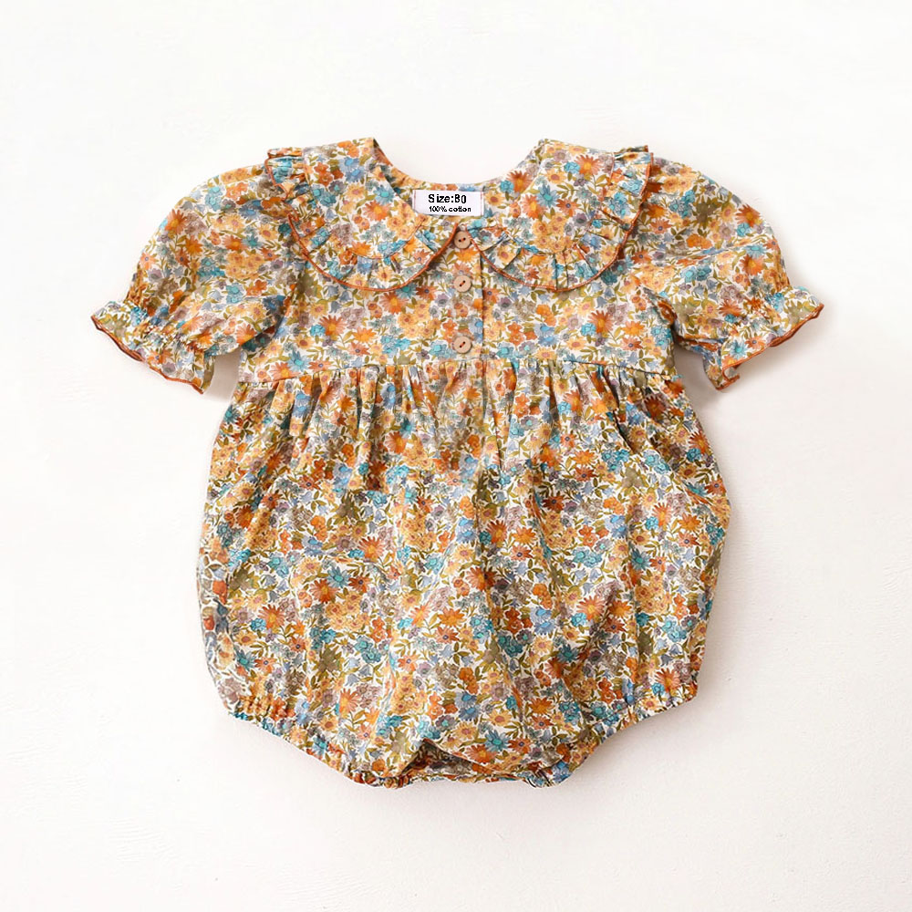Summer Newborn Infant One-Piec - Newborn Baby Girl Romper Floral recension och pris