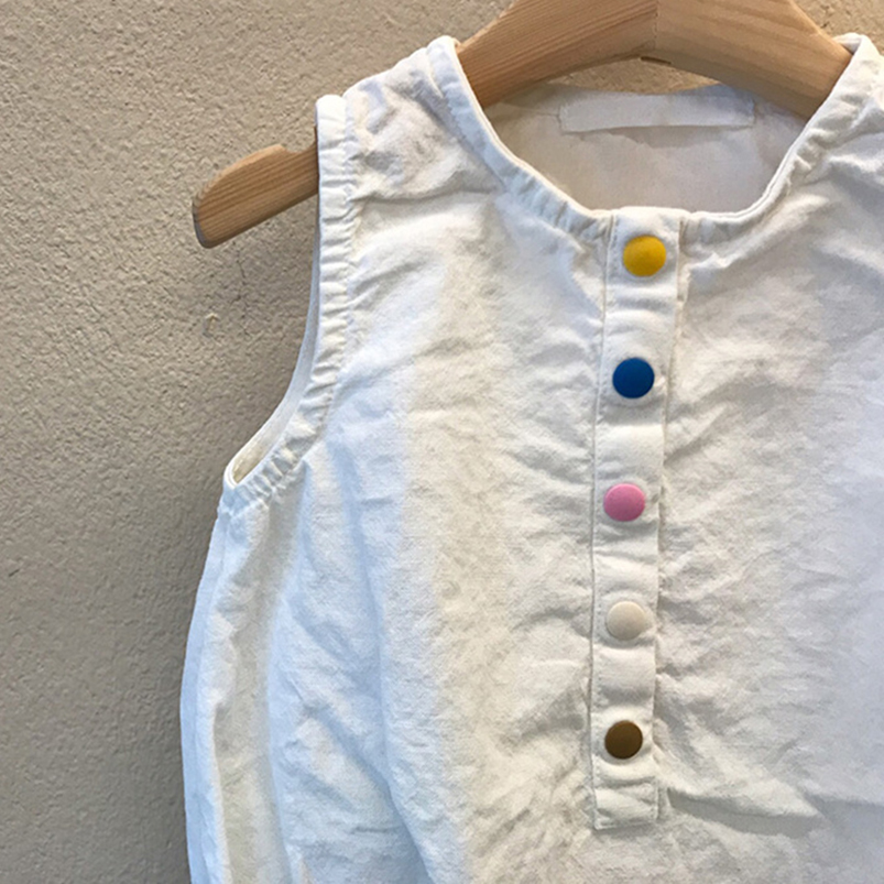 Linen Cotton Boys Romper Summe - Baby Summer Linen Sleeveless Jumpsuit recension och pris