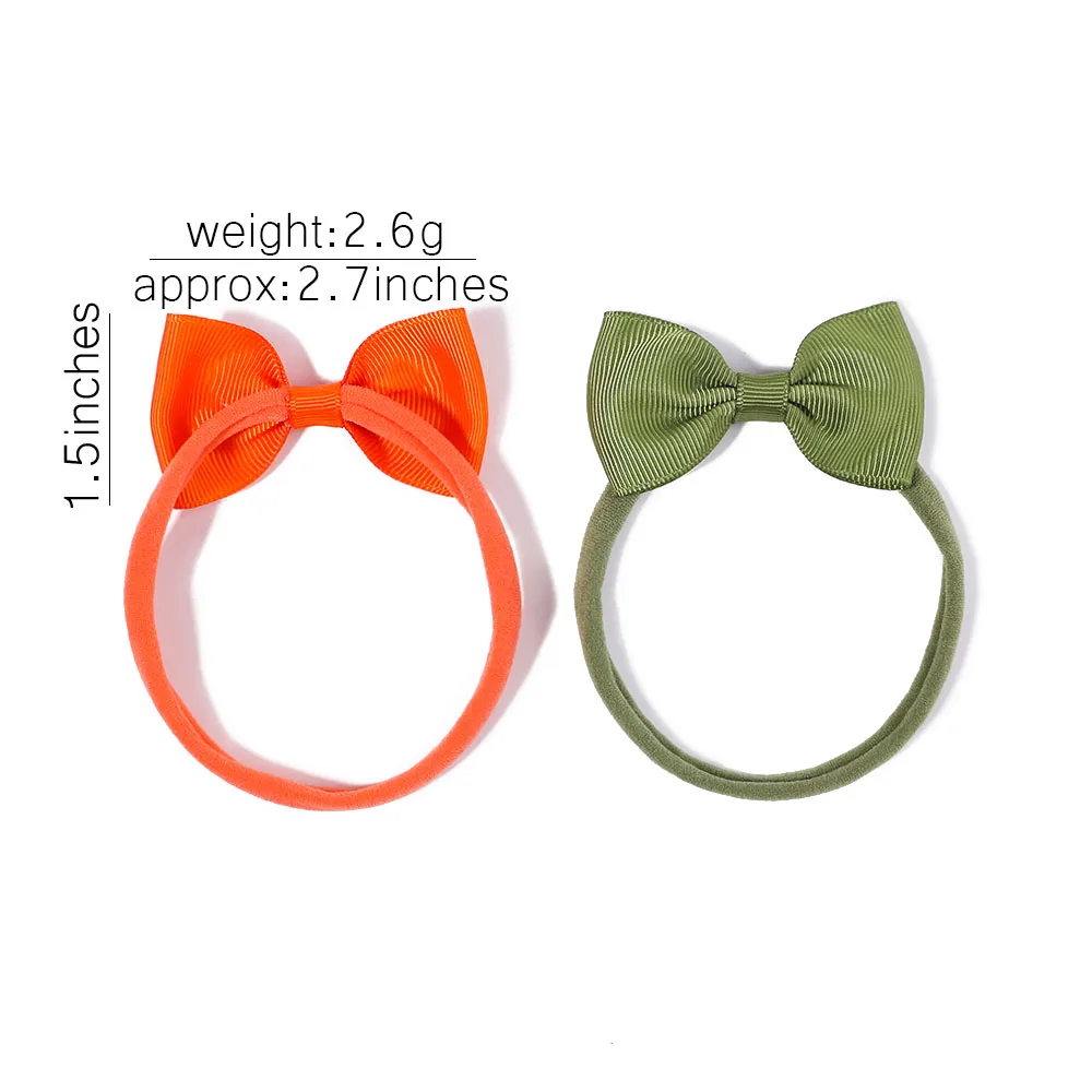 5Pcs/Set Girls Solid Color Bow - Baby Gear recension och pris