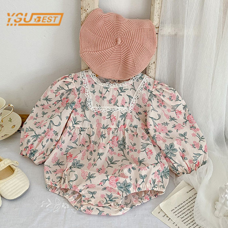Spring Newborn Kids Baby Girls - Newborn Baby Girl Romper Floral recension och pris