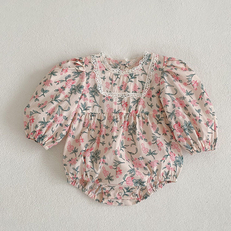 Spring Newborn Kids Baby Girls - Newborn Baby Girl Romper Floral recension och pris