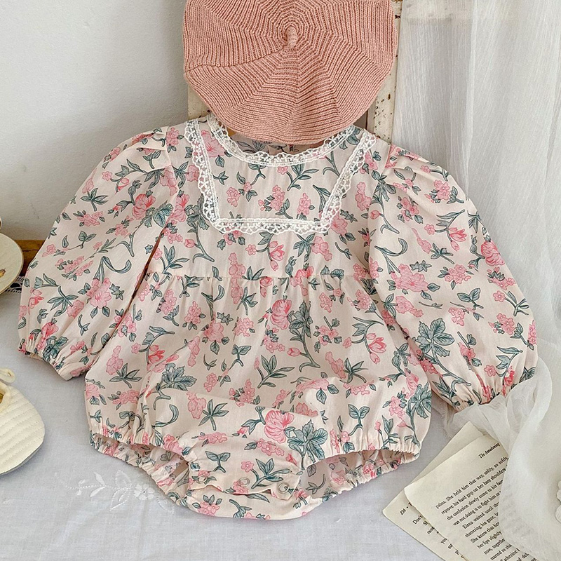 Spring Newborn Kids Baby Girls - Newborn Baby Girl Romper Floral recension och pris
