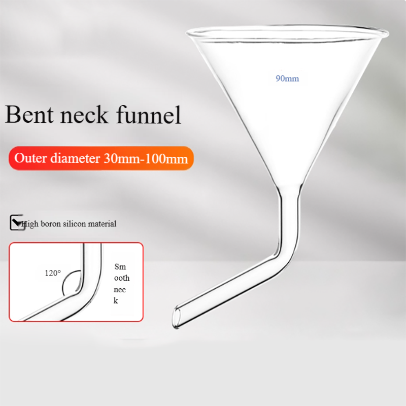 Glass bent neck triangular fun - Feeding recension och pris