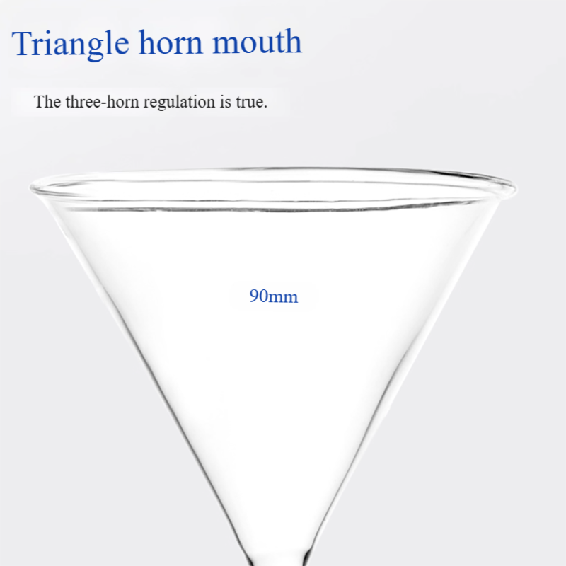 Glass bent neck triangular fun - Feeding recension och pris