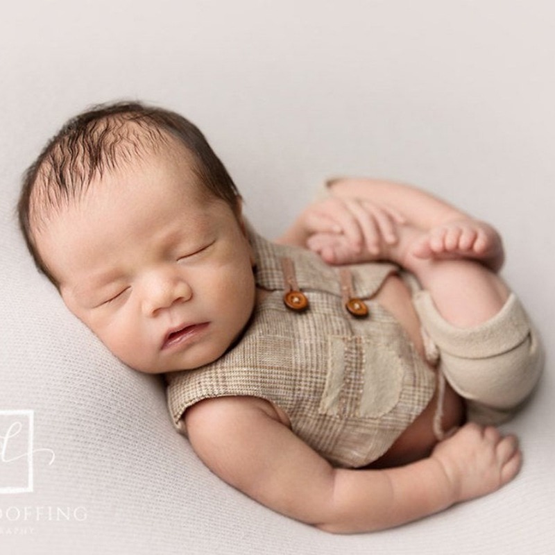 British Gentleman Style Newbor - Infant Photography Props Outfit recension och pris