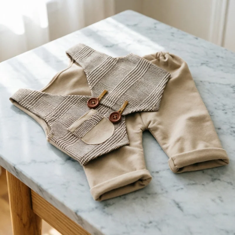 British Gentleman Style Newbor - Infant Photography Props Outfit recension och pris