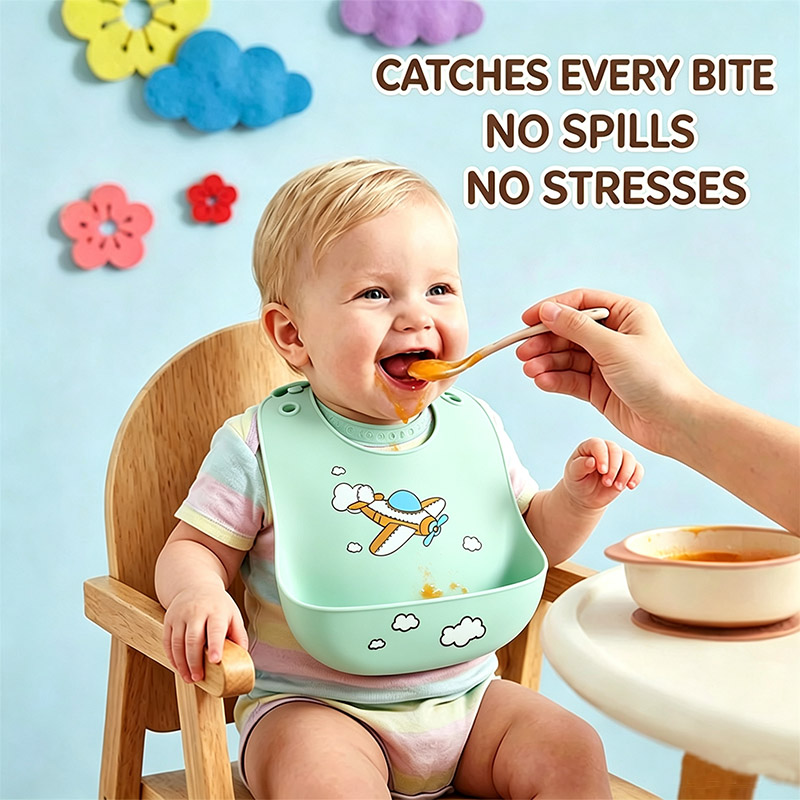 Silicone Baby Feeding Bib Wate - Waterproof Baby Bibs Silicone recension och pris