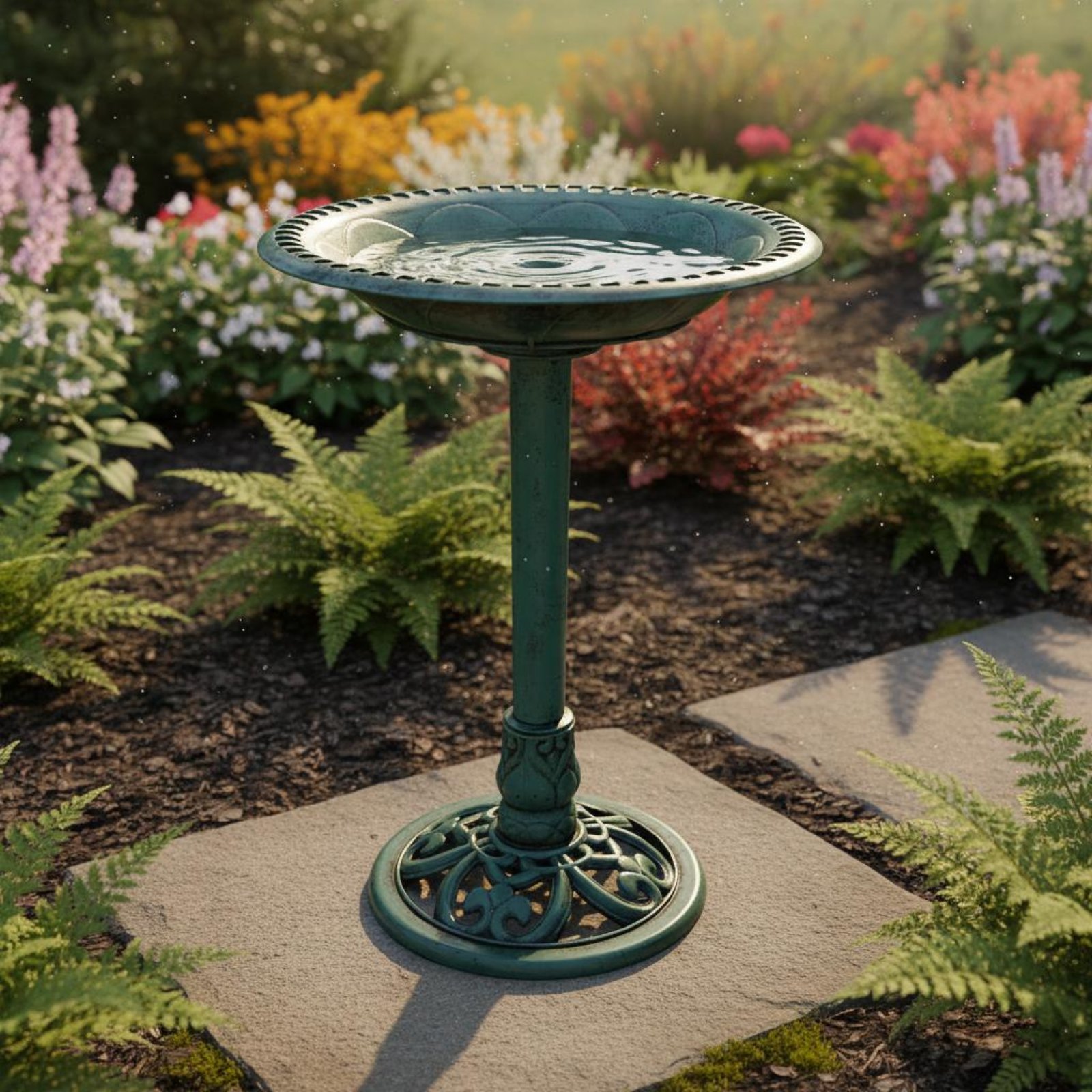 Bird Bath Bowl with Ground Sta - Feeding recension och pris