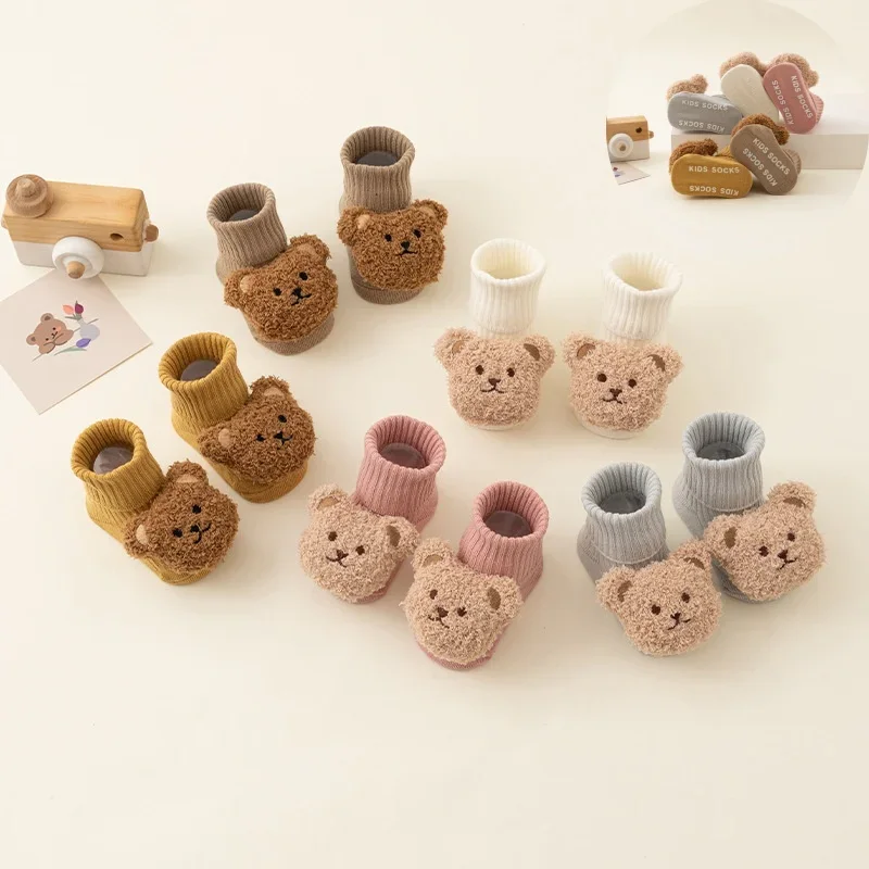 Warm Baby Sock Sweet Cartoon T - Unisex Baby Socks Non Slip recension och pris