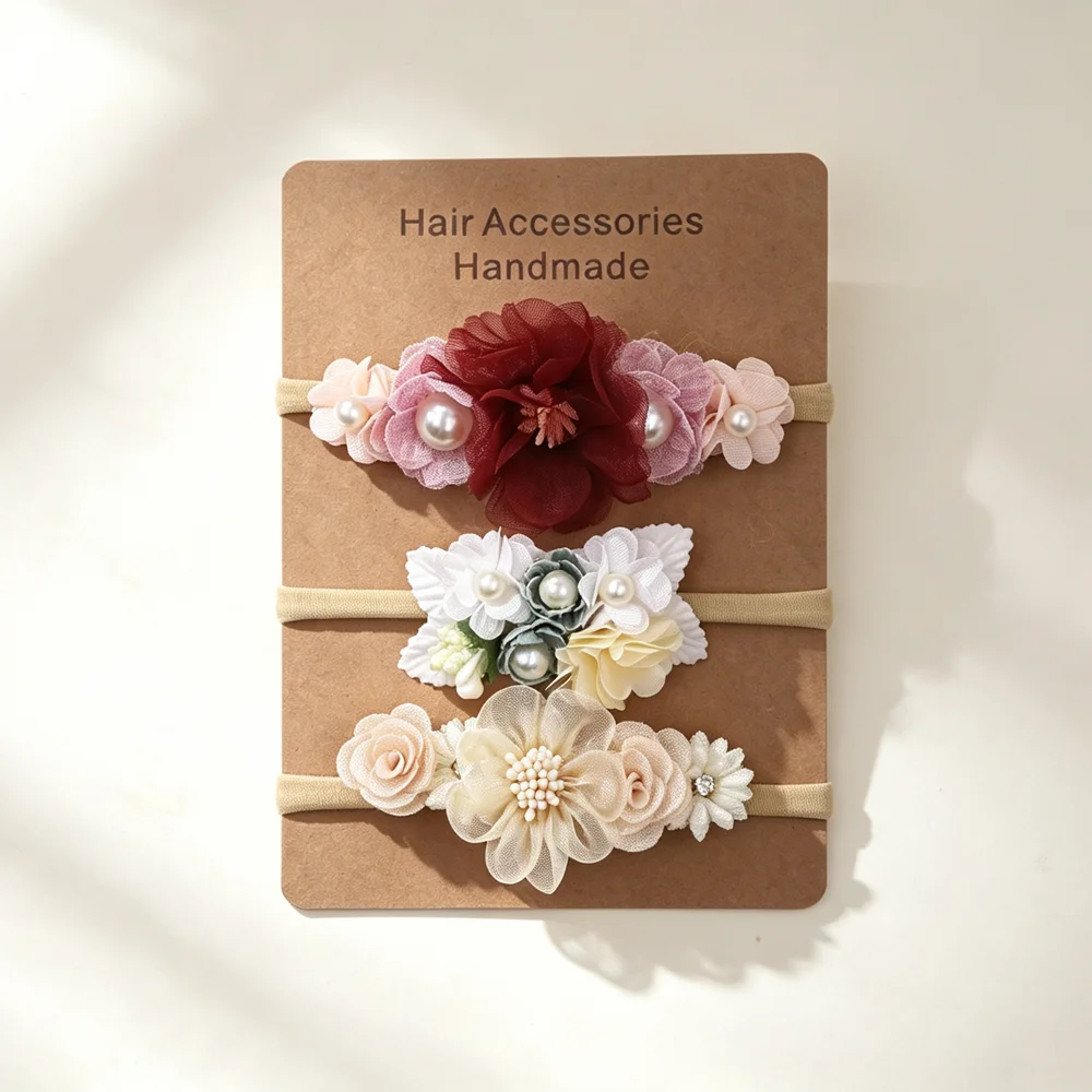 3pcs Baby Girl Elastic Headban - Baby Gear recension och pris