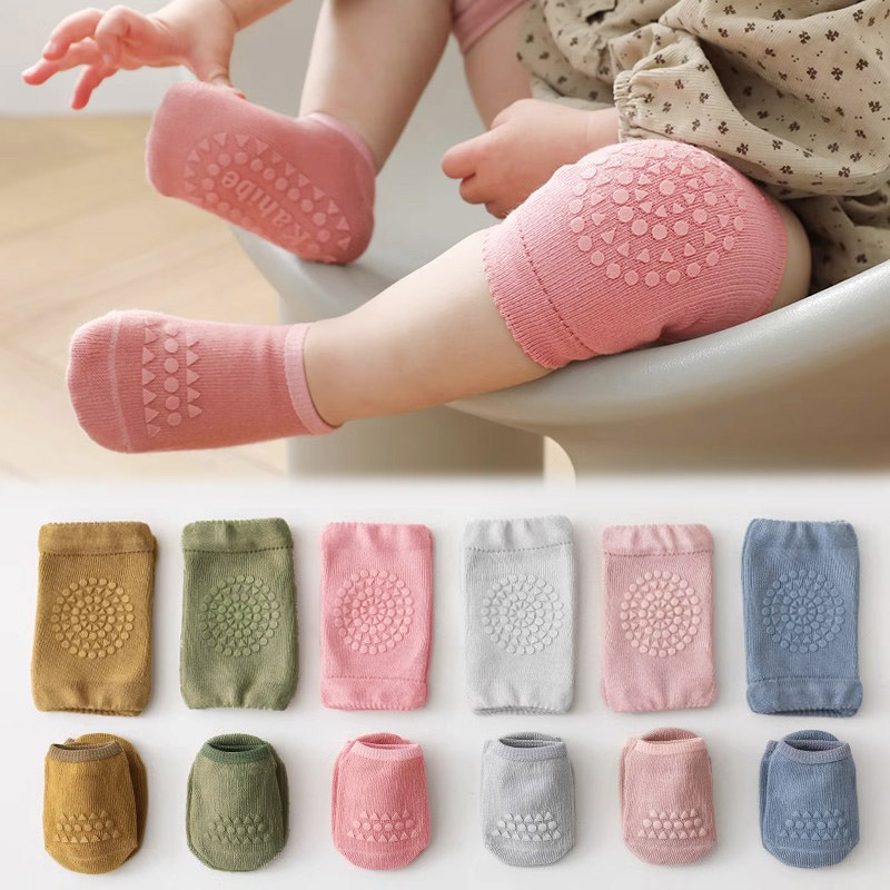 3 Sets of Baby Socks And Knee  - Unisex Baby Socks Non Slip recension och pris