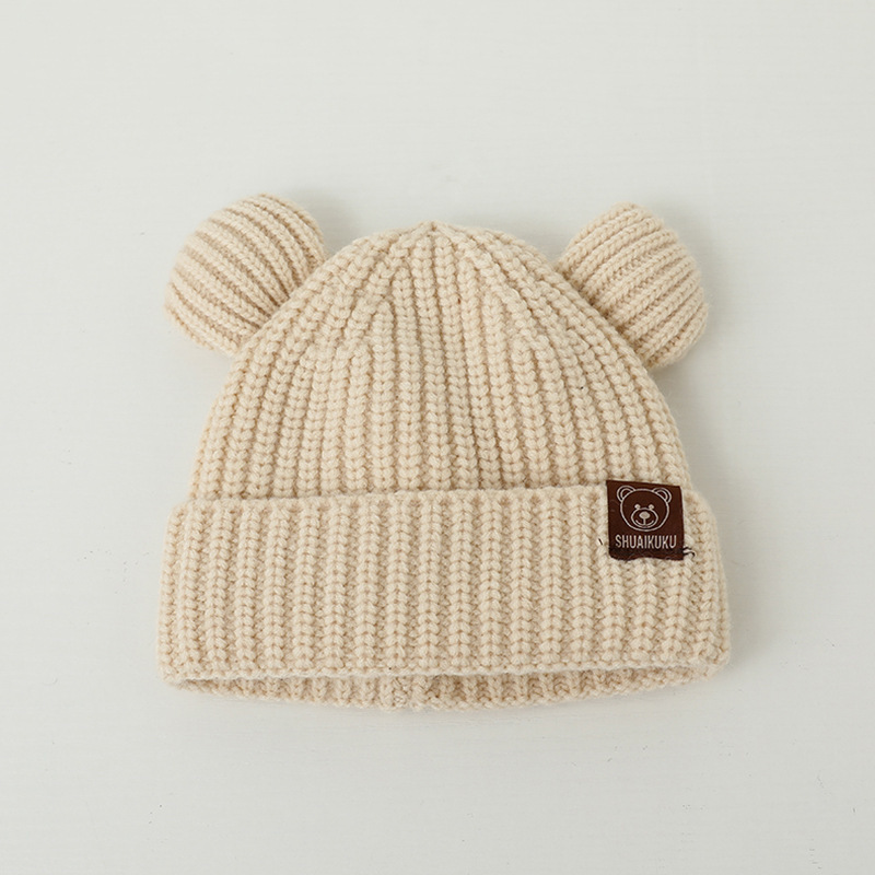 Bear Baby Winter Hat Cartoon E - Infant Beanie Hat With Ears recension och pris