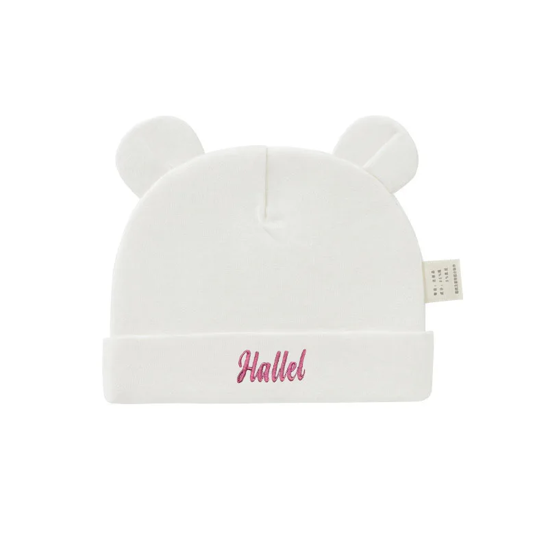 Unisex Customized Baby Name Be - Infant Beanie Hat With Ears recension och pris