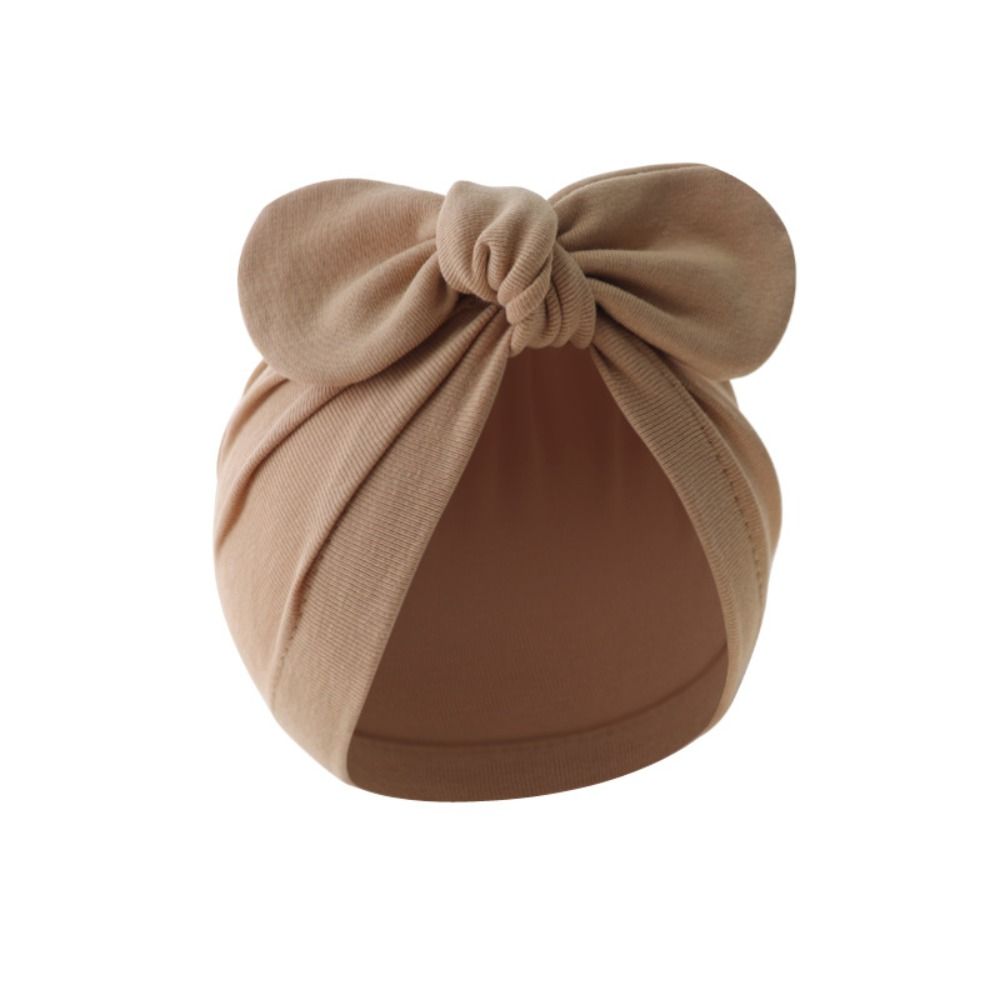Cute Flower Knot Hat Cotton So - Infant Beanie Hat With Ears recension och pris