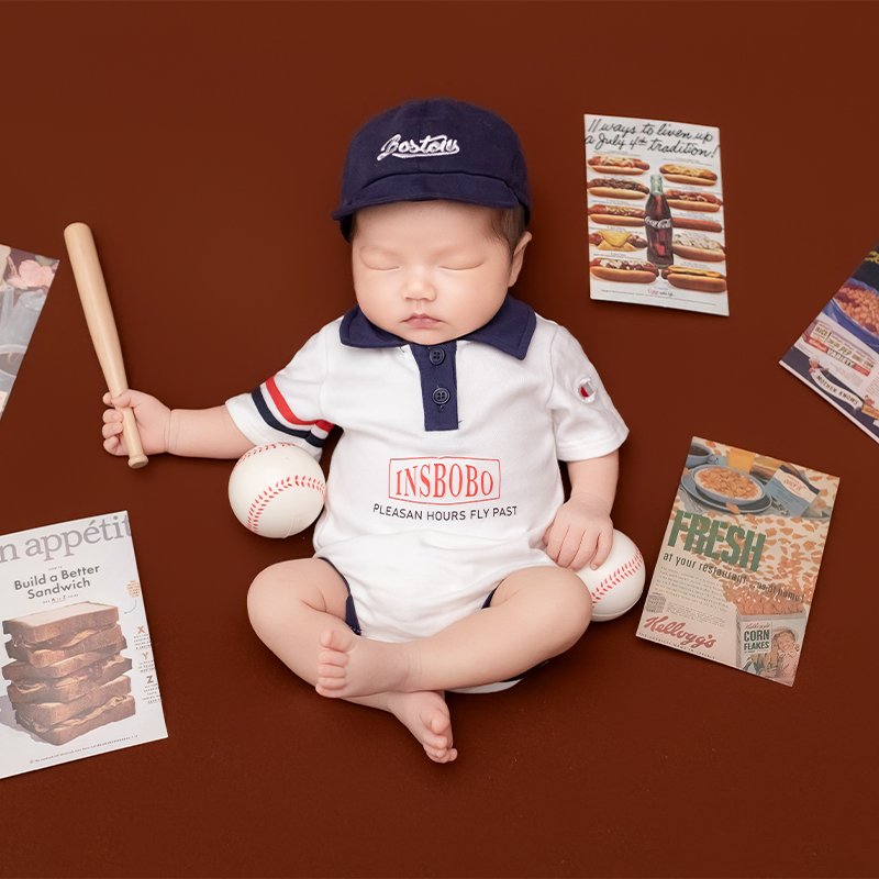 Sport Baseball Theme Newborn B - Infant Photography Props Outfit recension och pris