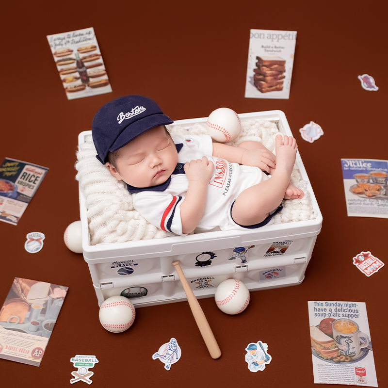 Sport Baseball Theme Newborn B - Infant Photography Props Outfit recension och pris