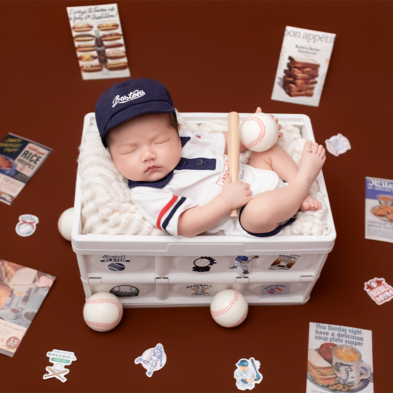 Sport Baseball Theme Newborn B - Infant Photography Props Outfit recension och pris