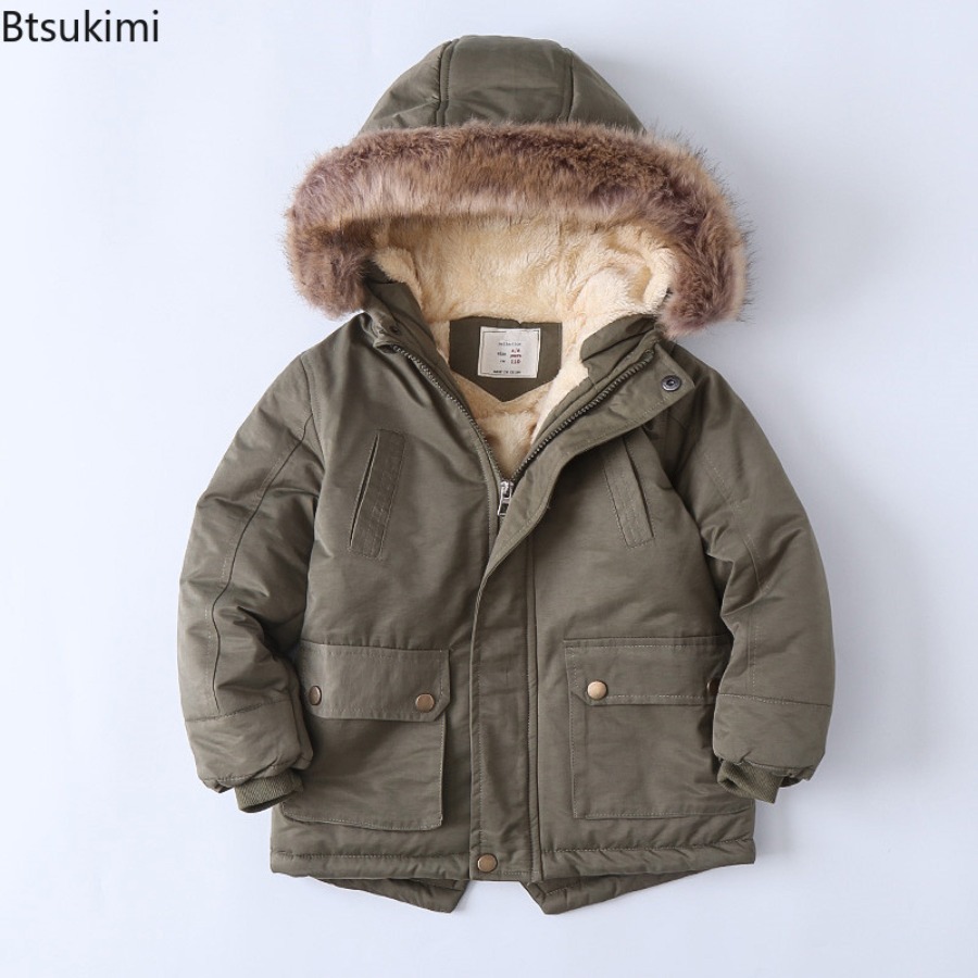 Children's Fleece-lined Coats  - Toddler Boy Winter Fleece Jacket recension och pris